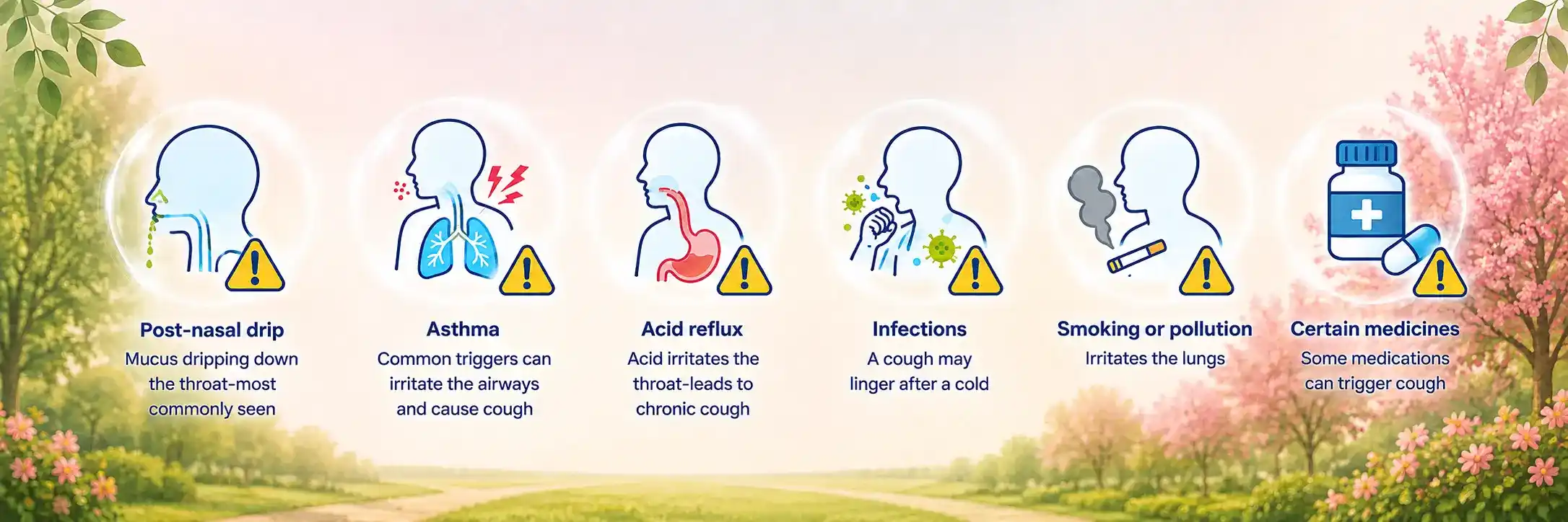 Common causes of persistent cough