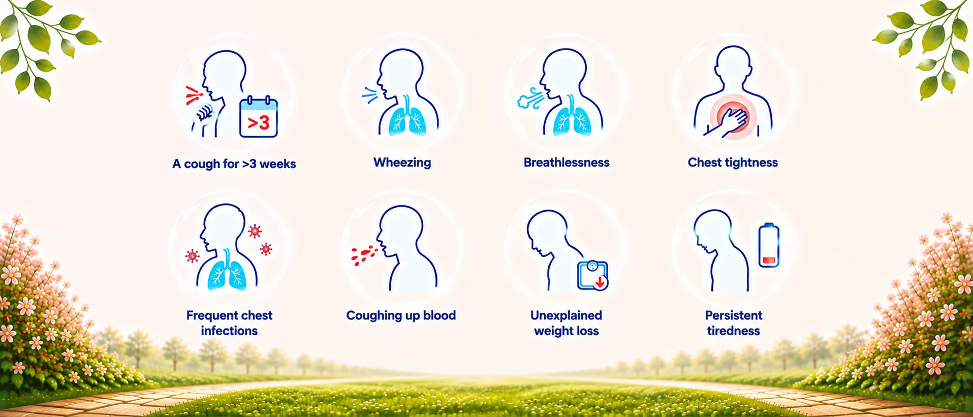 Warning signs respiratory disease